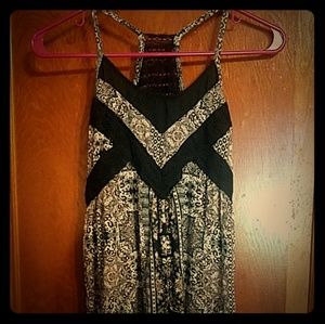 Maurices Black and Printed Tank Top